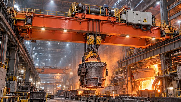 Steel Mill Duty Cranes: Design Features That Withstand Heat, Dust, and Shock Loads