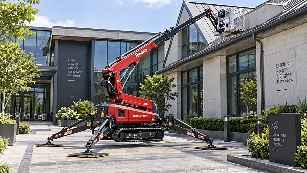 When are spider lifts safer than scaffolding for roof access?