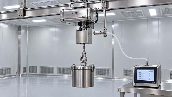 How to assess particle shedding in pharmaceutical cleanroom hoists