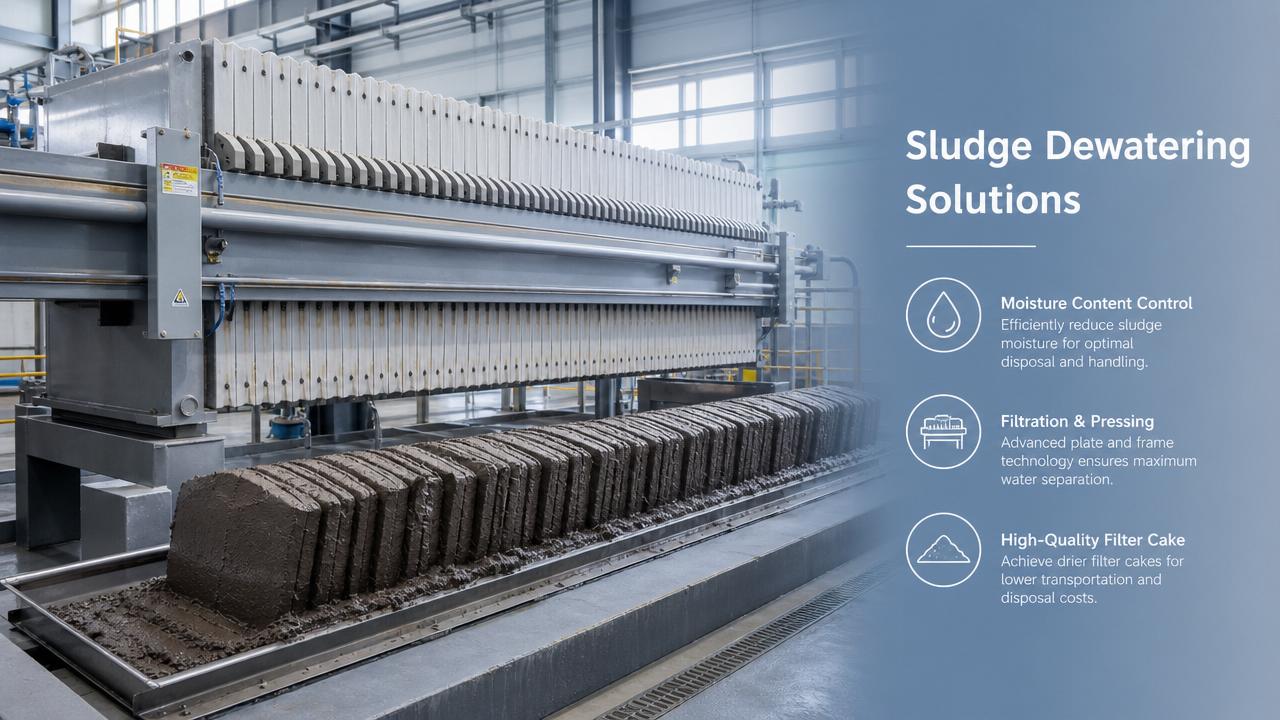 Filter Press Sludge Reduction: What Moisture Level Can You Expect and What Affects It? Filter Press Sludge Reduction: What Moisture Level Can You Expect and What Affects It?