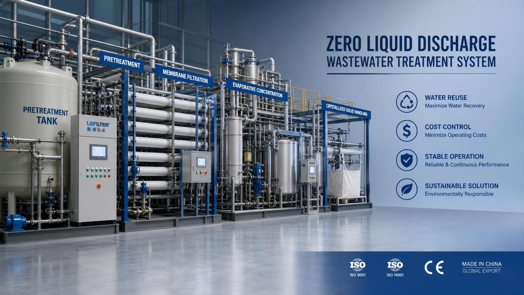 Zero Liquid Discharge for Wastewater Treatment: Key Cost Drivers and Payback Factors