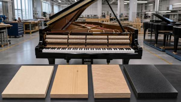 Best Soundboard Materials for Piano Manufacturing Compared