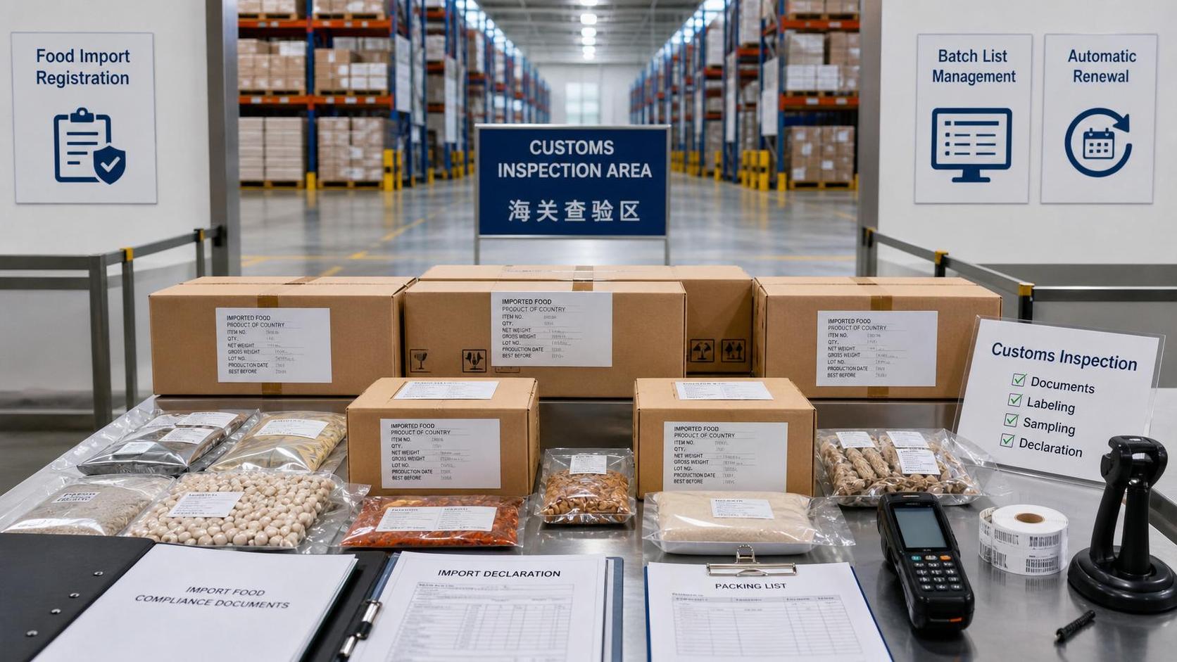 China Customs Starts New Food Import Registration Rules