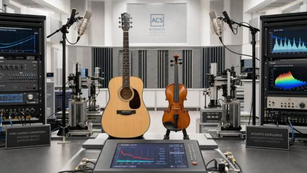 Musical Instrument Acoustics Testing for Tone, Sustain, and Consistency