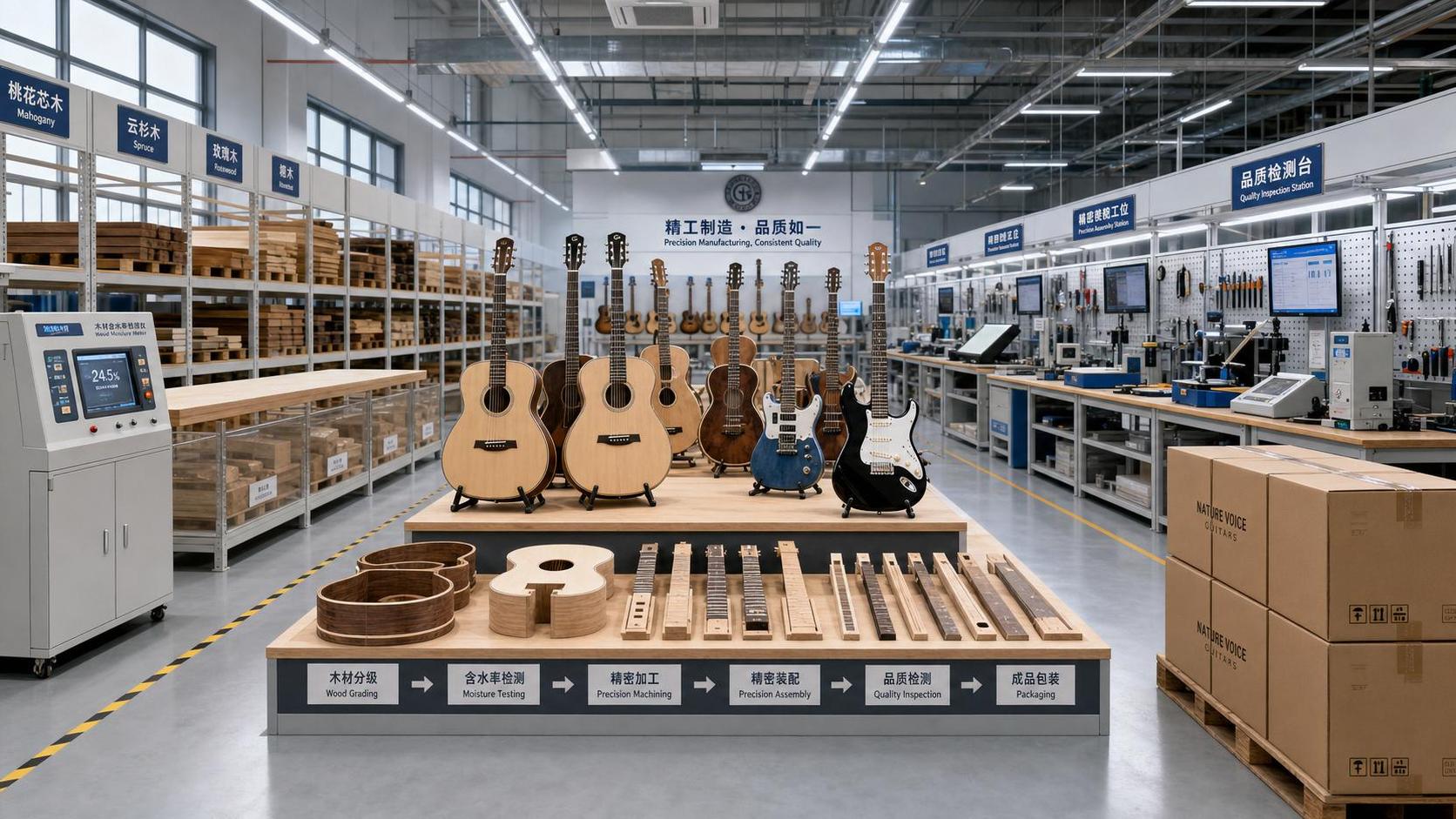 How to Evaluate a Guitar Manufacturing Factory Before Sampling