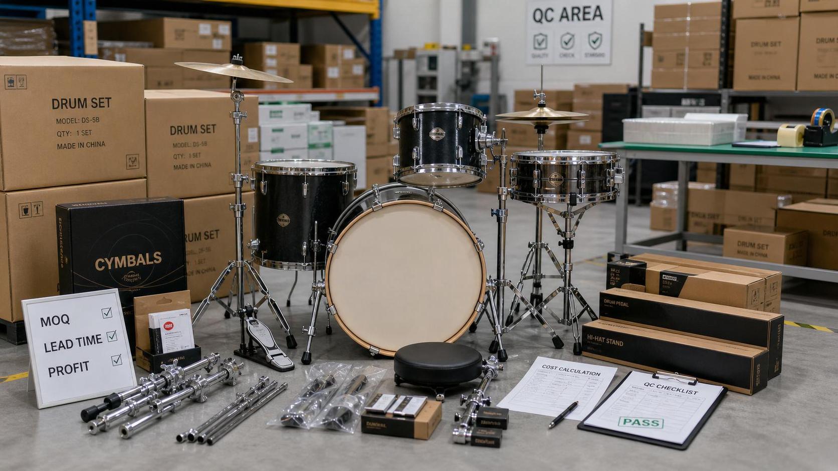 Drum Sets Wholesale: MOQ, Lead Time, and Margin Basics
