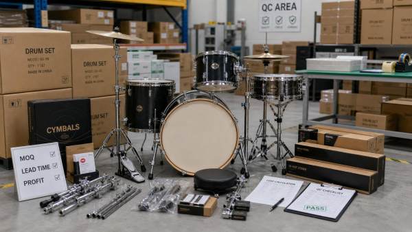 Drum Sets Wholesale: MOQ, Lead Time, and Margin Basics