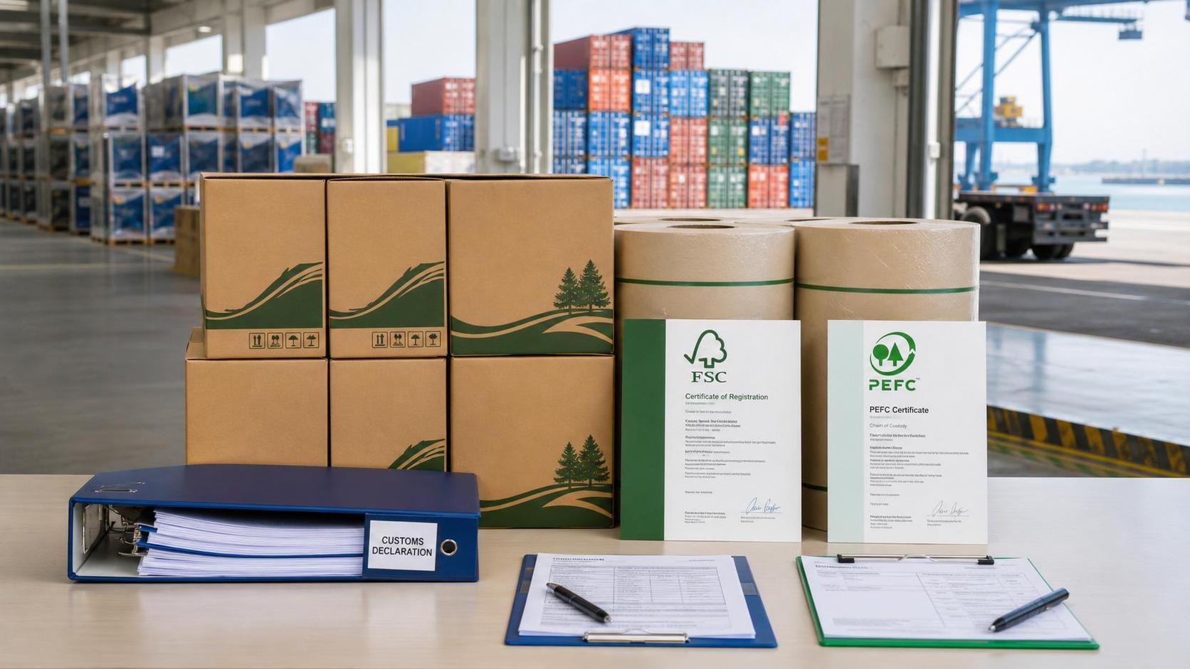 China Customs Adds FSC and PEFC Filing for Office Paper Exports
