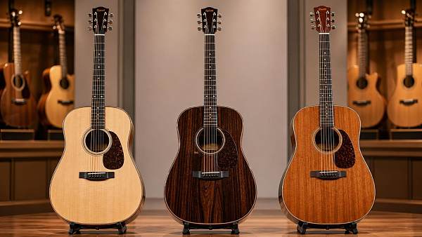 How tonewood selection changes the sound of an acoustic guitar