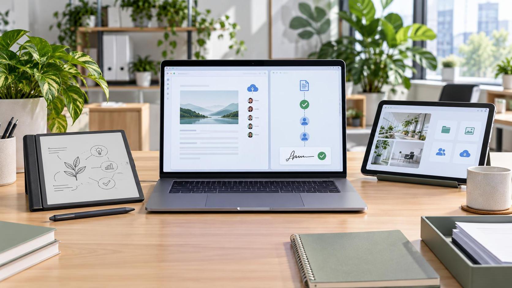How digital office supplies can reduce paper waste in hybrid teams