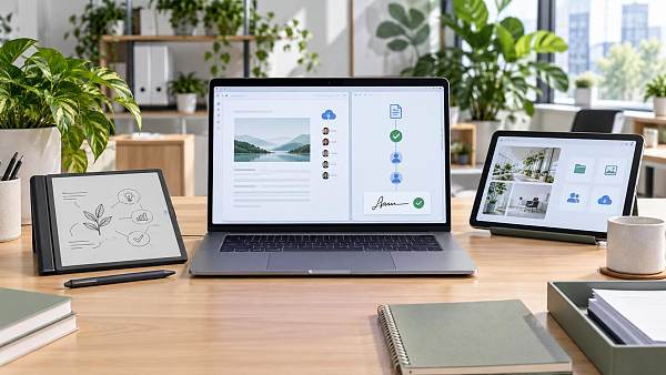 How digital office supplies can reduce paper waste in hybrid teams