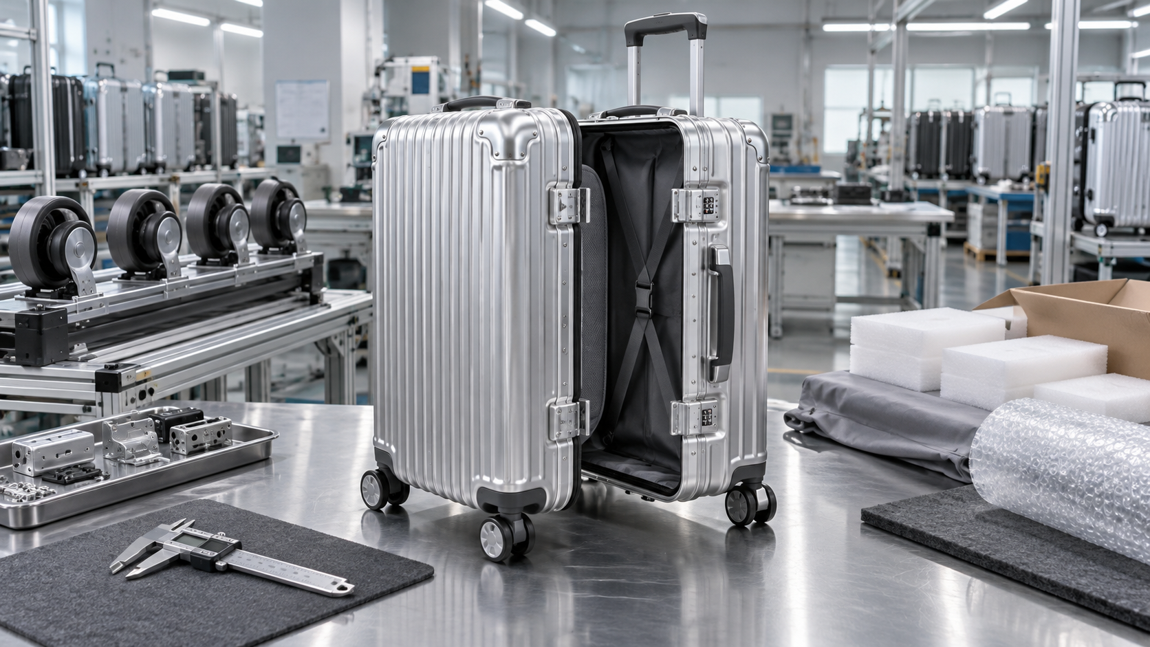 What to verify before choosing an aluminum luggage manufacturer in China