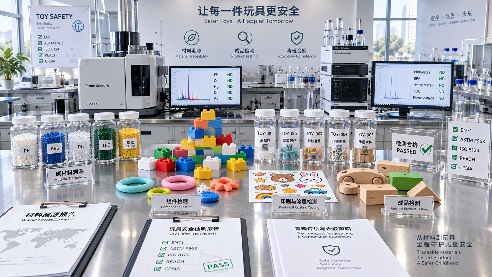 How to verify toxicology compliance standards for toy materials