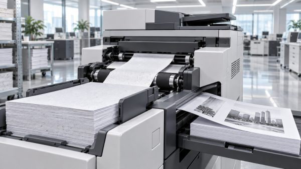 Does recycled office paper run reliably in high-speed printers?