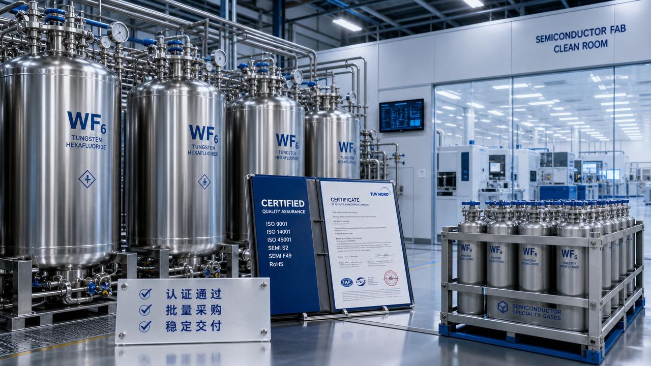 Samsung Approval Lifts Chinese WF₆ Supply Credibility