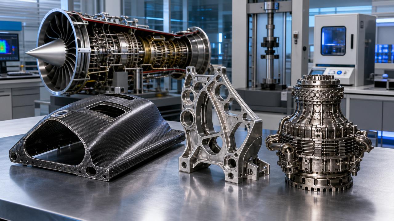 How to Select High Strength Aerospace Materials for Weight, Heat, and Fatigue Loads