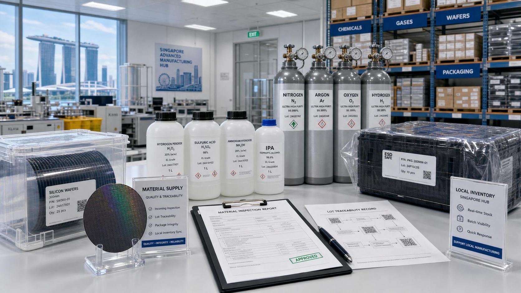 How to Evaluate Semiconductor Materials Suppliers in Singapore for Quality and Lead Time
