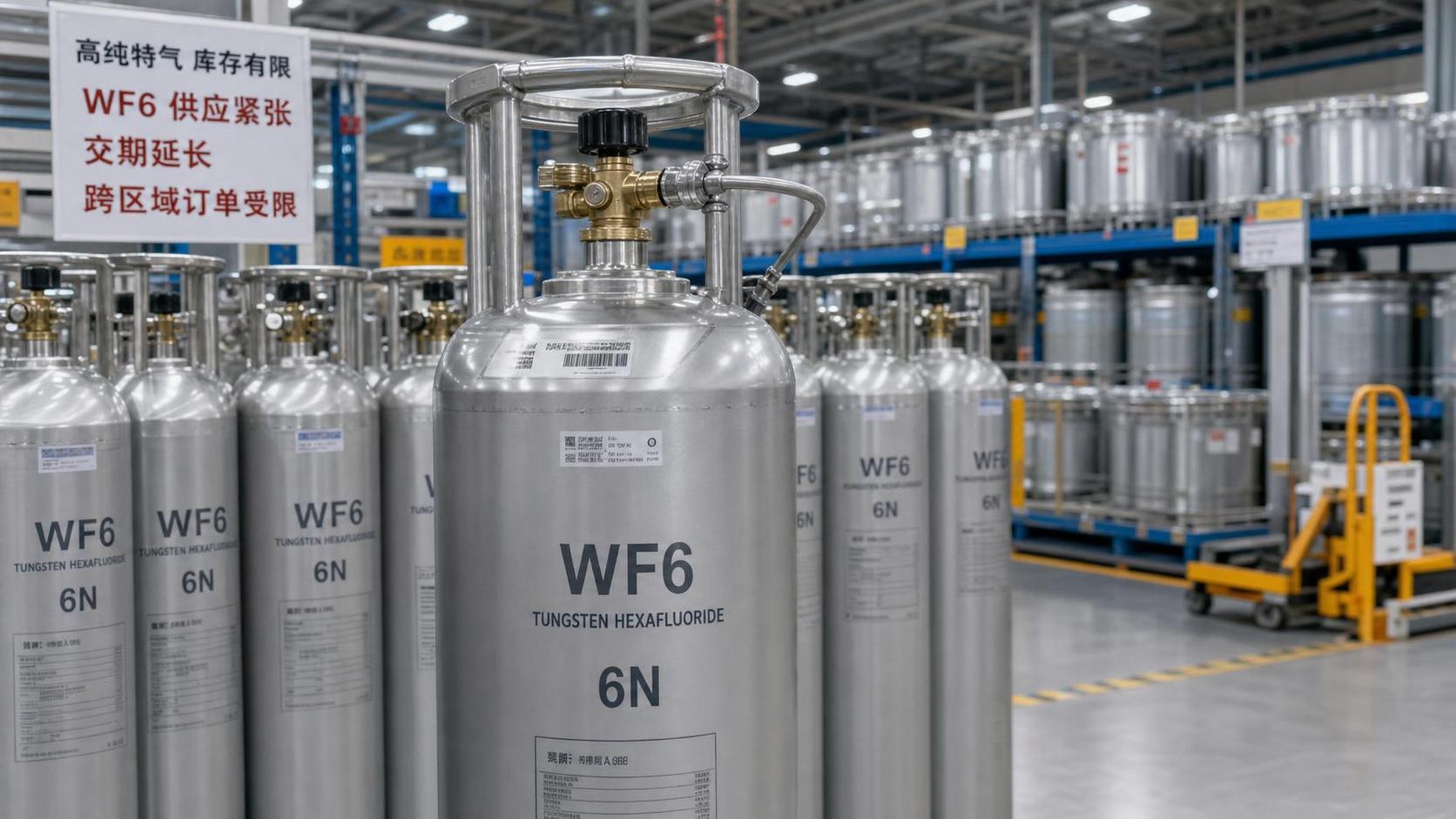 WF6 Lead Times Stretch as Korean Suppliers Halt New China Orders
