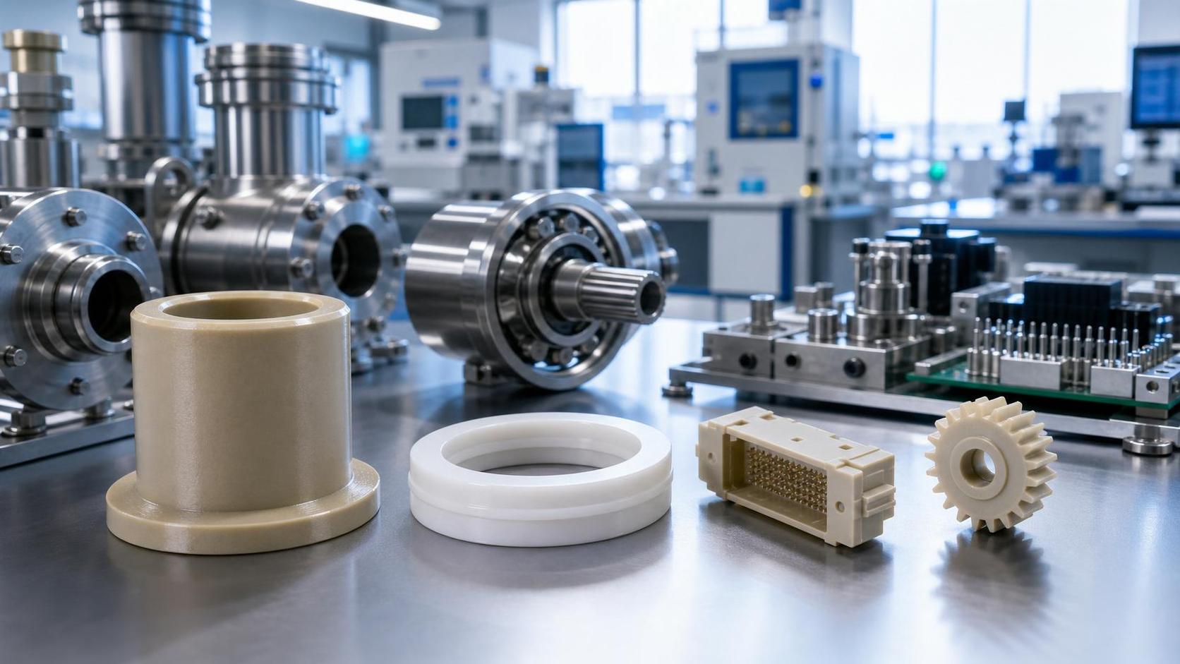 Wear Resistant Engineering Plastics Compared: PEEK, PTFE, and LCP for High-Friction Parts