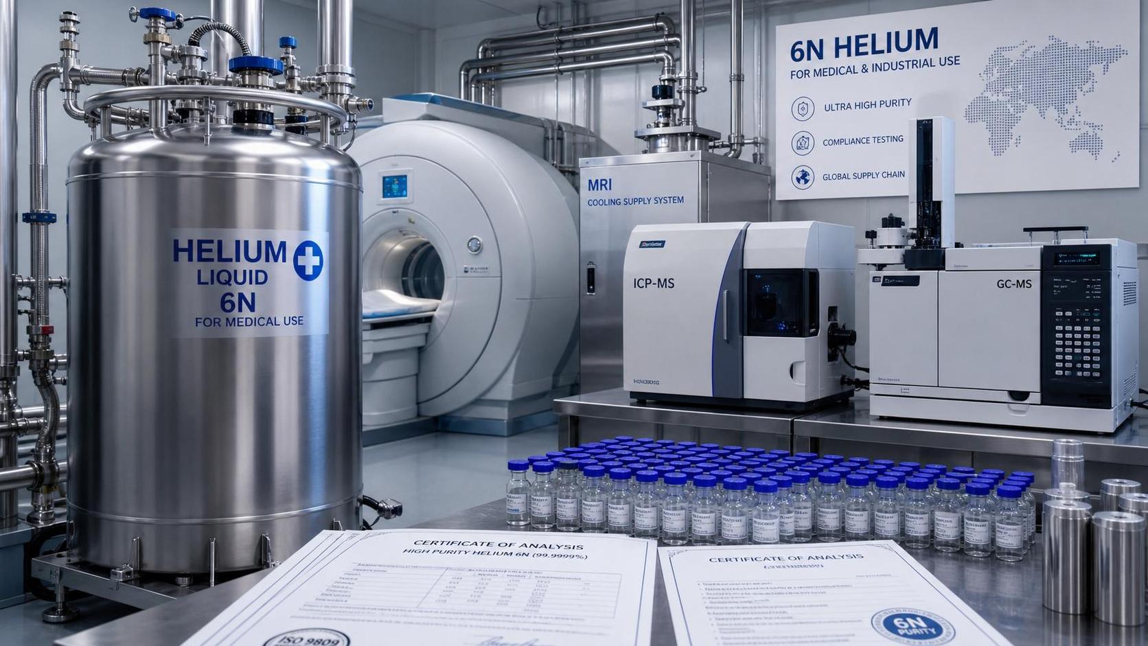 Japan Enforces 6N Standard for MRI Liquid Helium