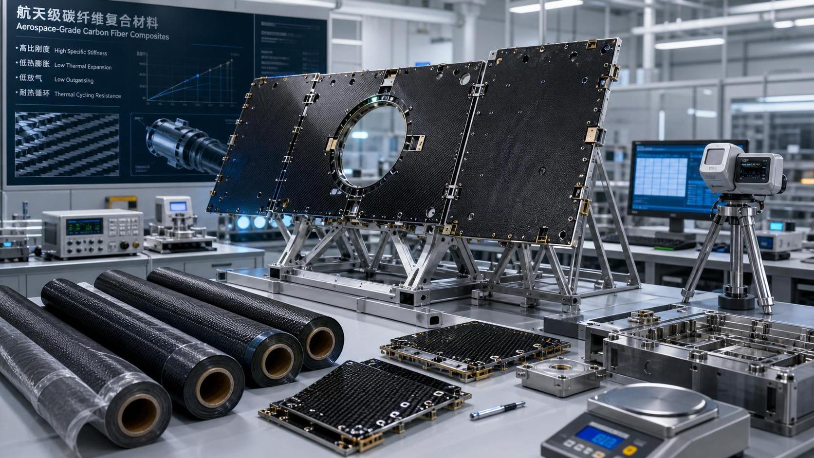 Prepreg Materials for Satellites: Key Performance Requirements for Space Structures
