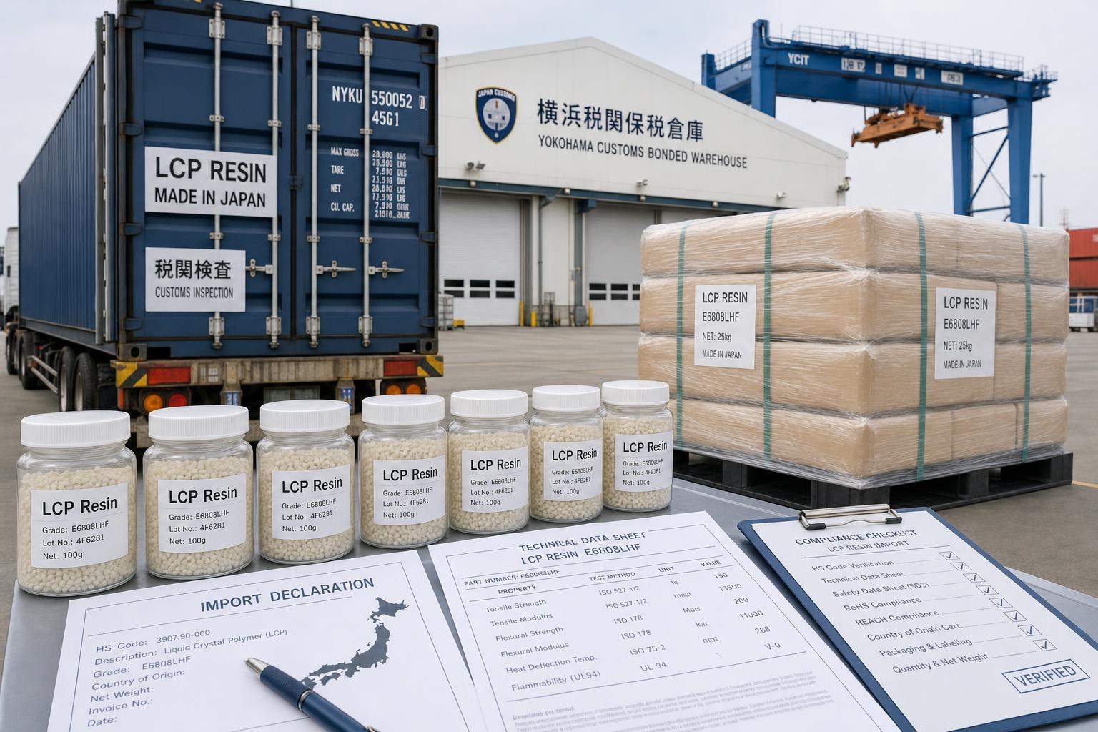 Japan Tightens J-REACH Filing for LCP Resin Imports