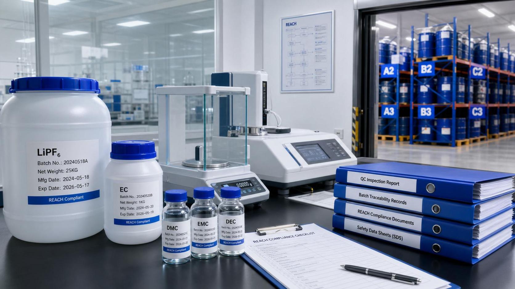 How to Evaluate a Battery Chemicals Supplier for Quality, Traceability, and REACH Compliance