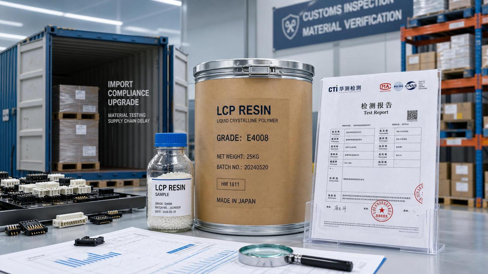 Japan Tightens LCP Resin Import Checks From July