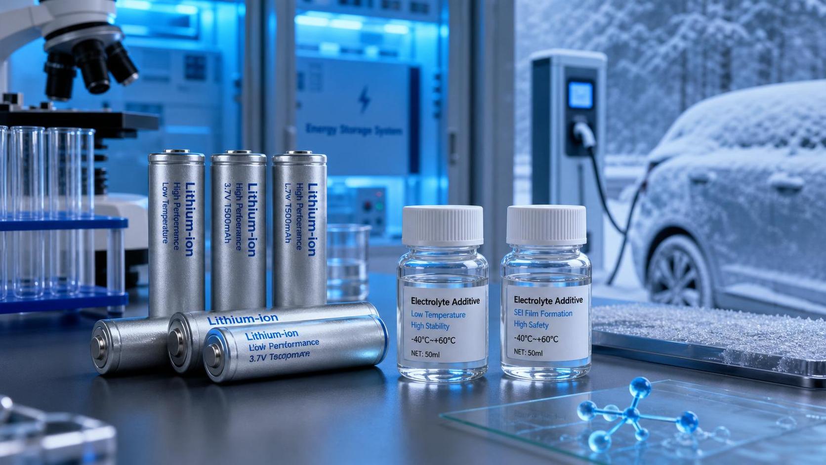 How Electrolyte Additives for Low Temperature Improve Battery Performance Below 0°C