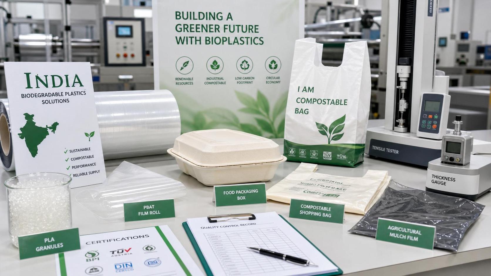 Biodegradable Plastics in India: Applications, Regulations, and Buying Considerations