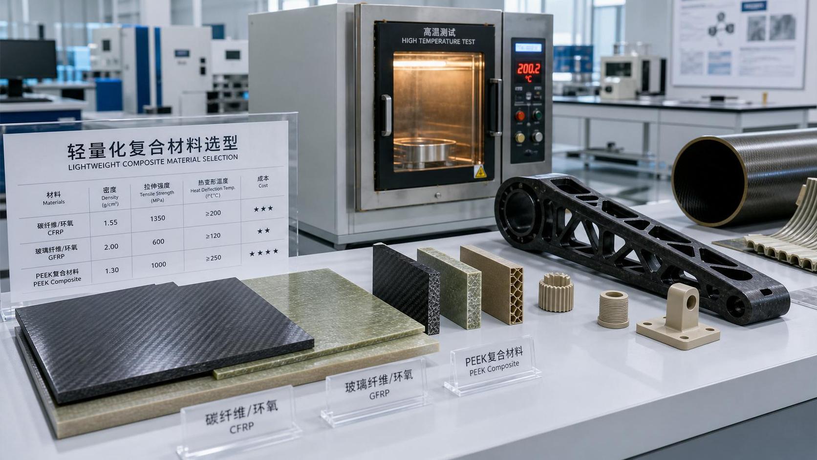 How to Select Lightweight Composite Materials for Load, Heat, and Cost Targets