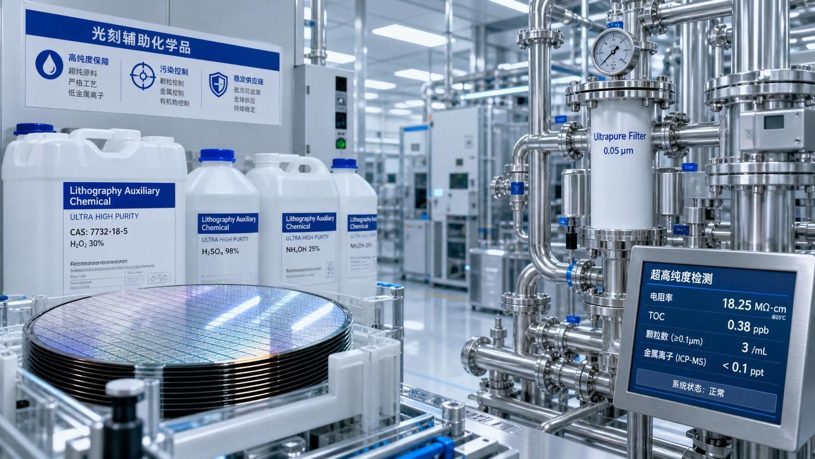 High Purity Photoresist Auxiliary Chemicals: Key Types and Contamination Control Points