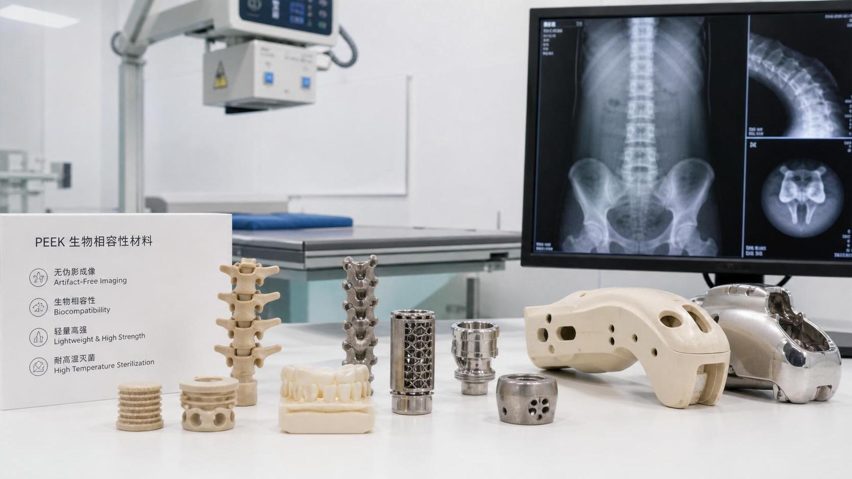 Radiolucent PEEK Medical Polymers: Key Properties and When to Choose Them