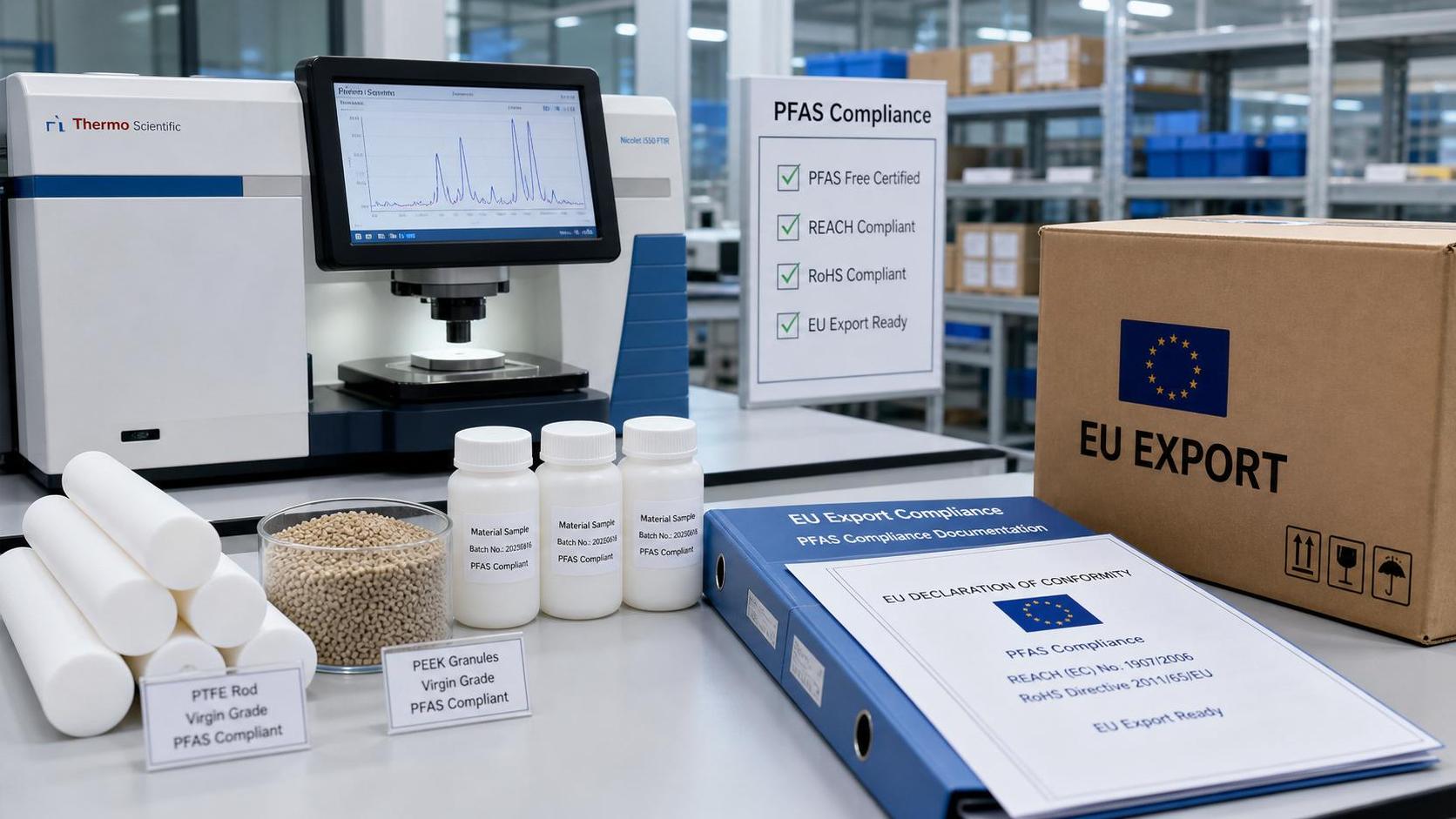 EU REACH Tightens PFAS Rules for PTFE and PEEK Exports