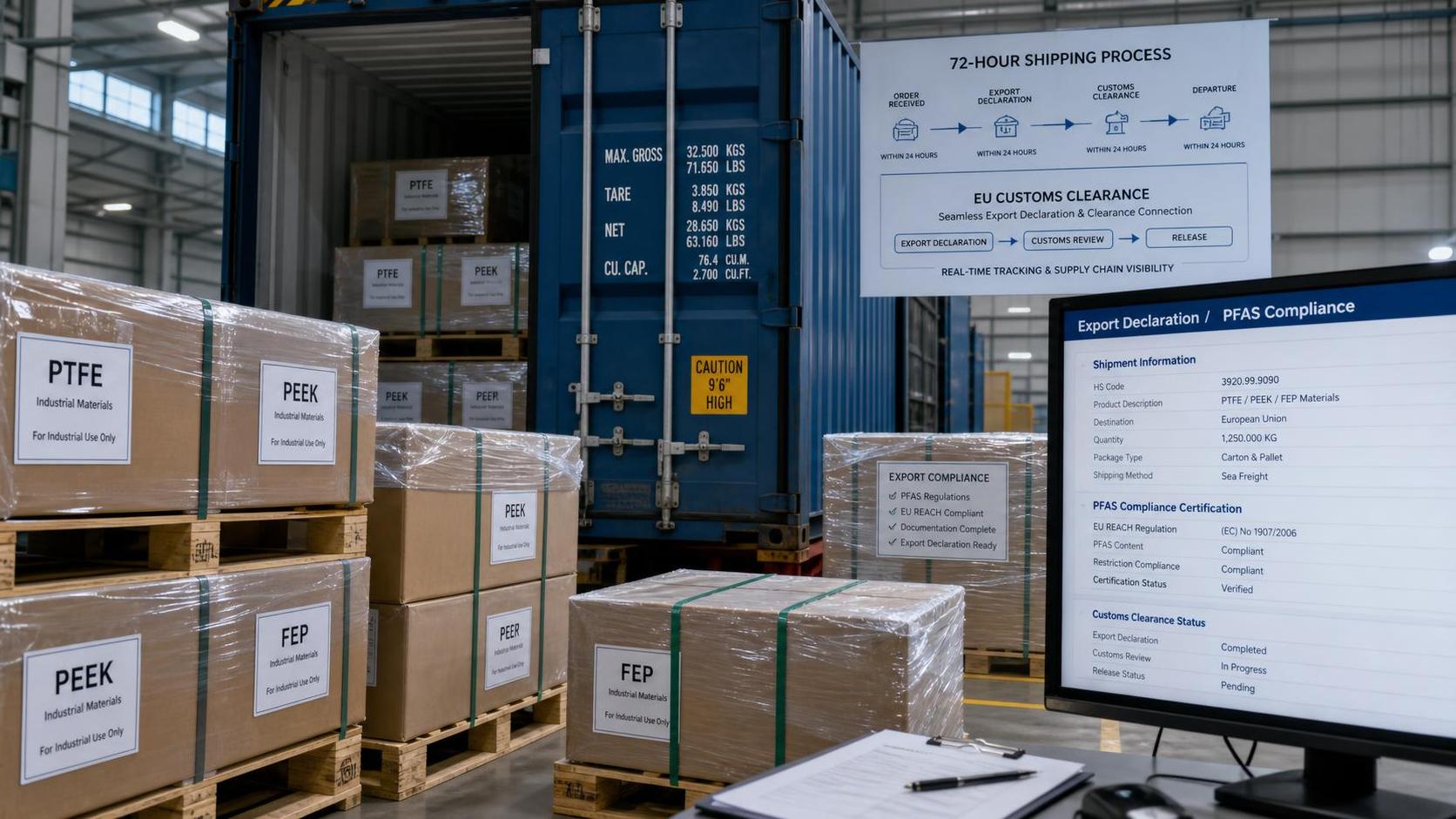 ECHA Launches PFAS Export Declarations for Fluoropolymers