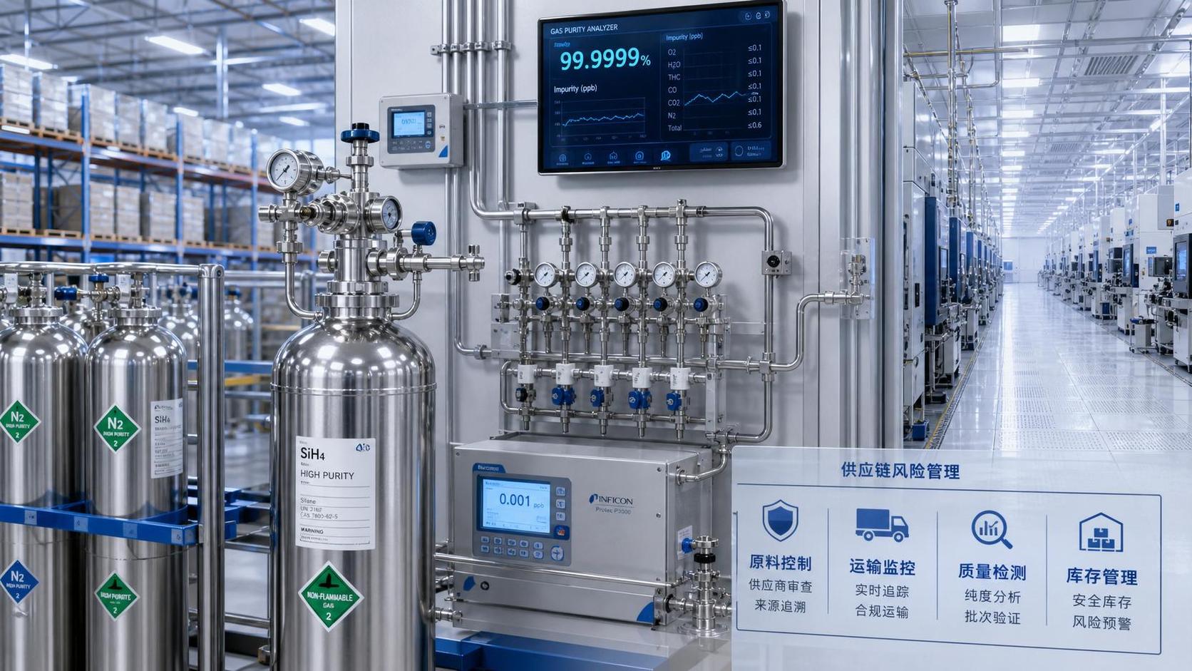 How to Evaluate a Semiconductor Electronic Gases Supplier for Purity, Stability, and Supply Risk