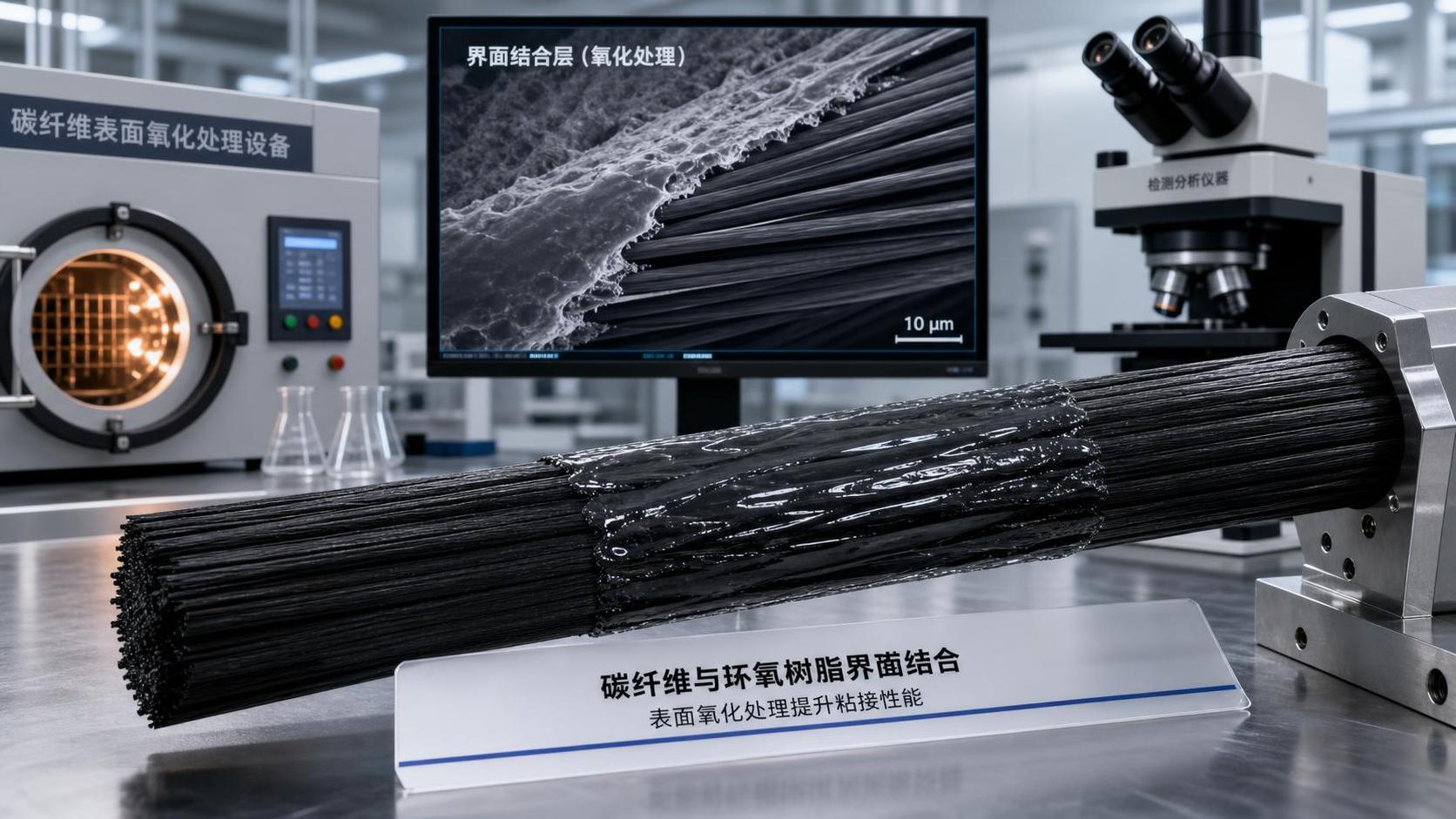 How Carbon Fiber Surface Treatment Oxidation Improves Bonding Performance