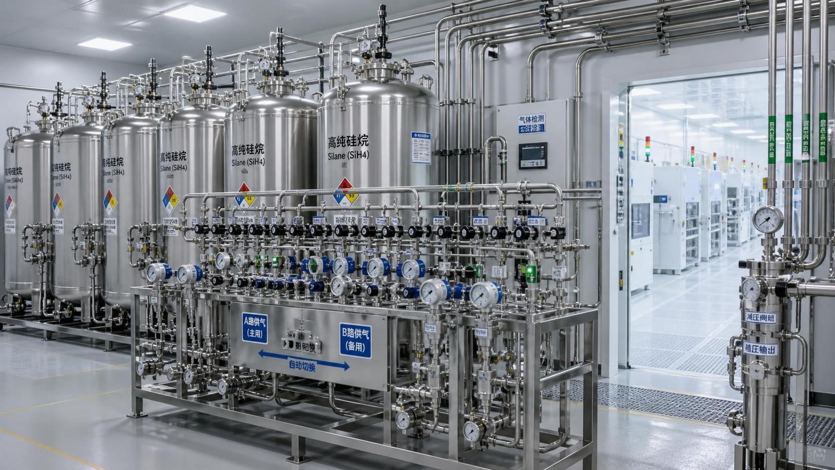 How to Evaluate Silane Gas Bulk Delivery for High-Volume Semiconductor Fabs