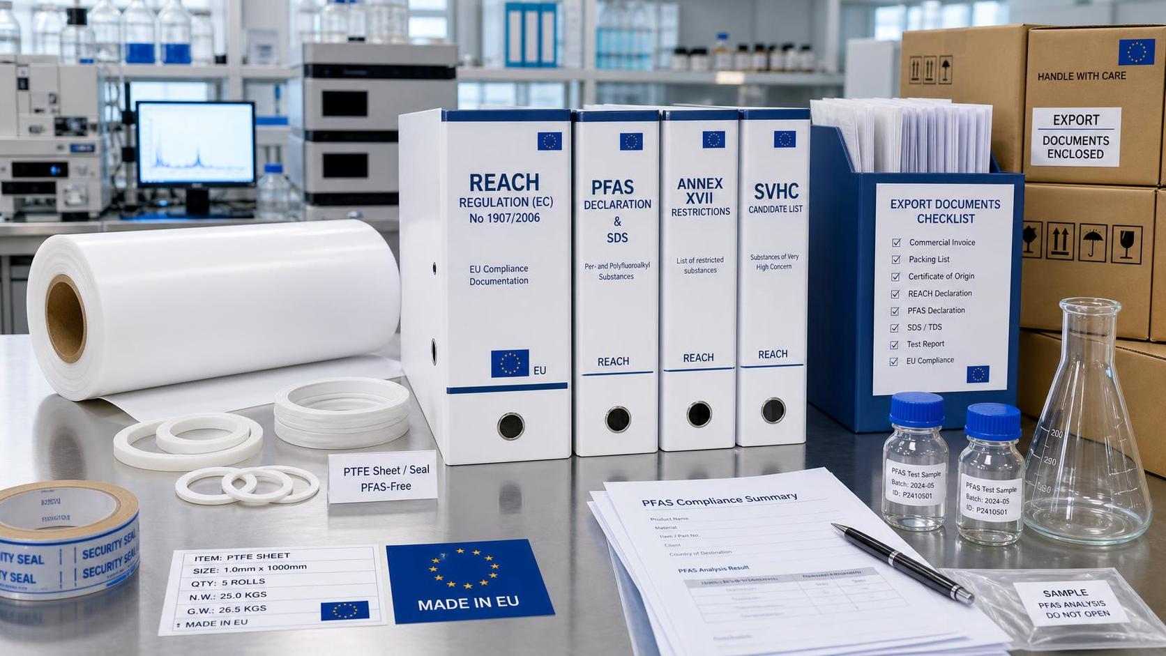 EU REACH Update Puts PFAS-Containing PTFE Under Filing Rules