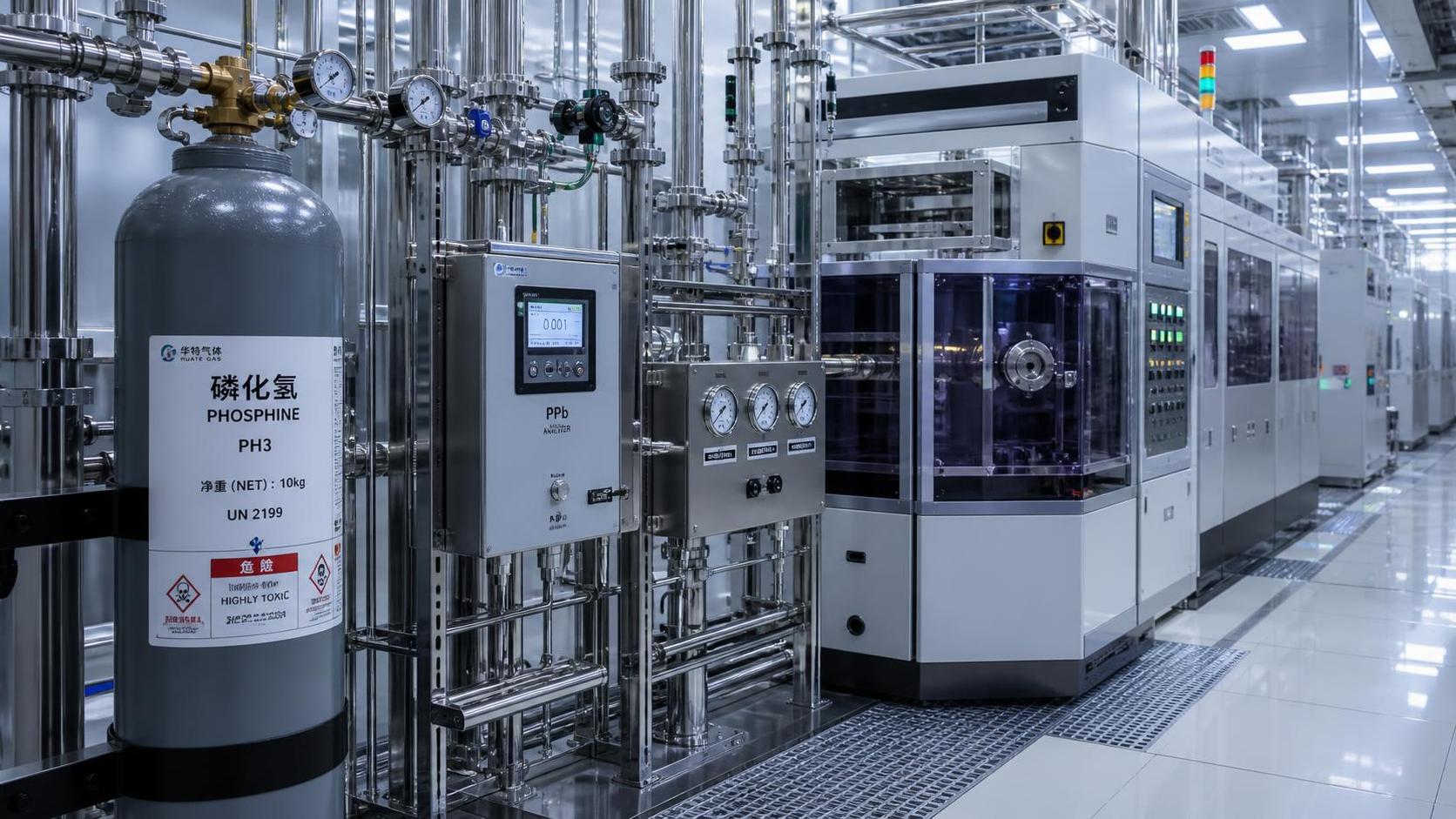How to Evaluate Electronic Grade Phosphine Gas Purity for Semiconductor Processes