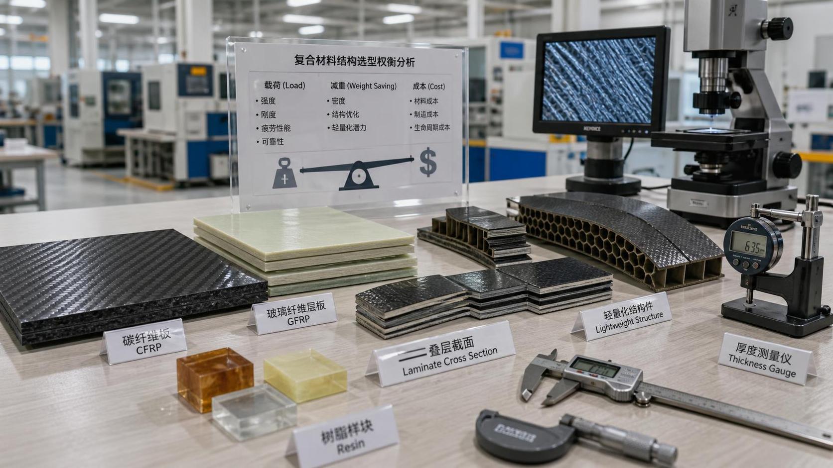 How to Select Structural Composite Materials for Load, Weight, and Cost Targets