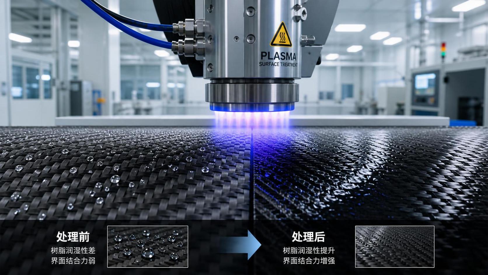 How Plasma Surface Treatment Improves Carbon Fiber Bonding Strength