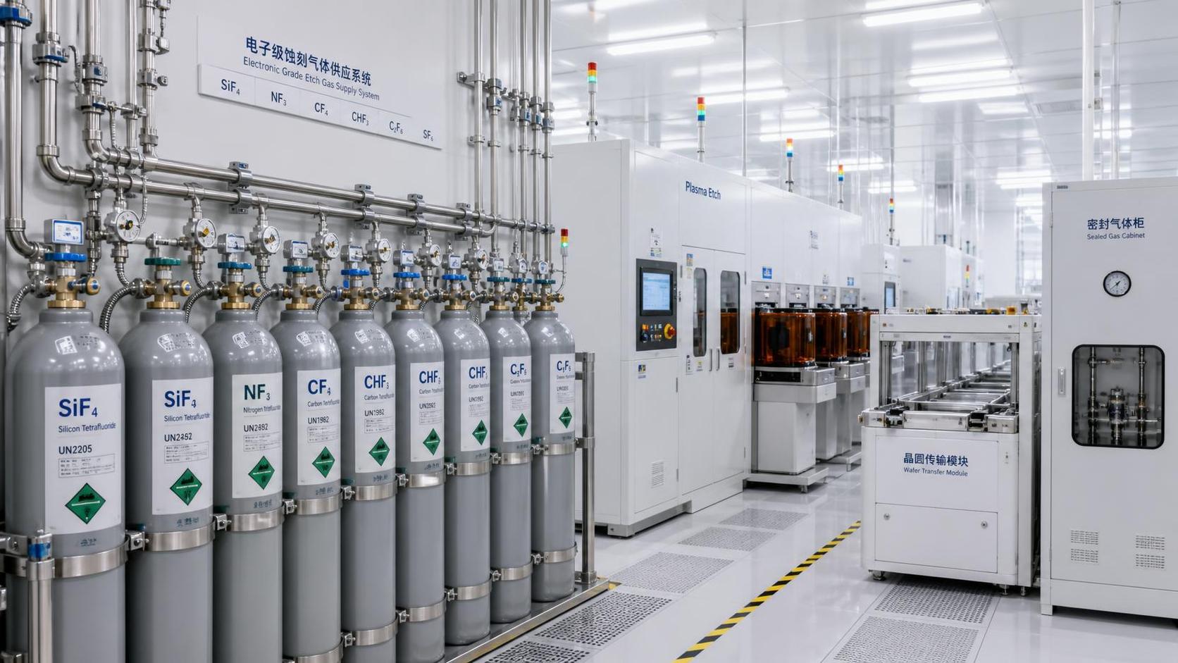 What Drives Etching Gas Prices in Semiconductor Fab Procurement?