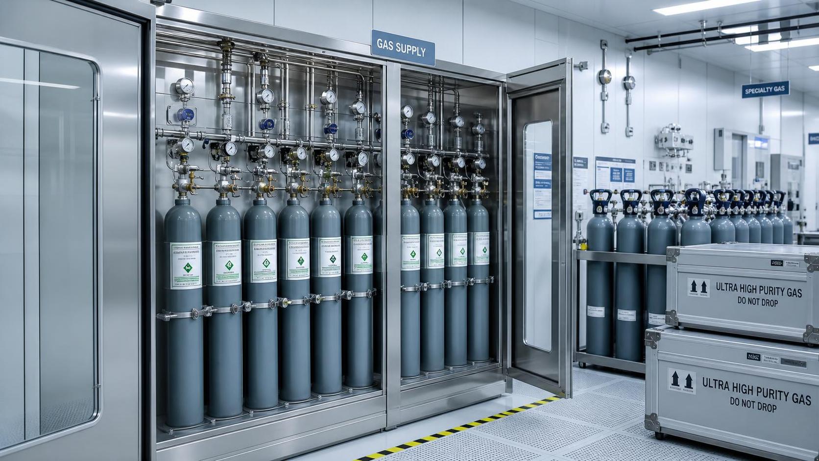 What Drives Specialty Gas Delivery Costs for Semiconductor Fabs?
