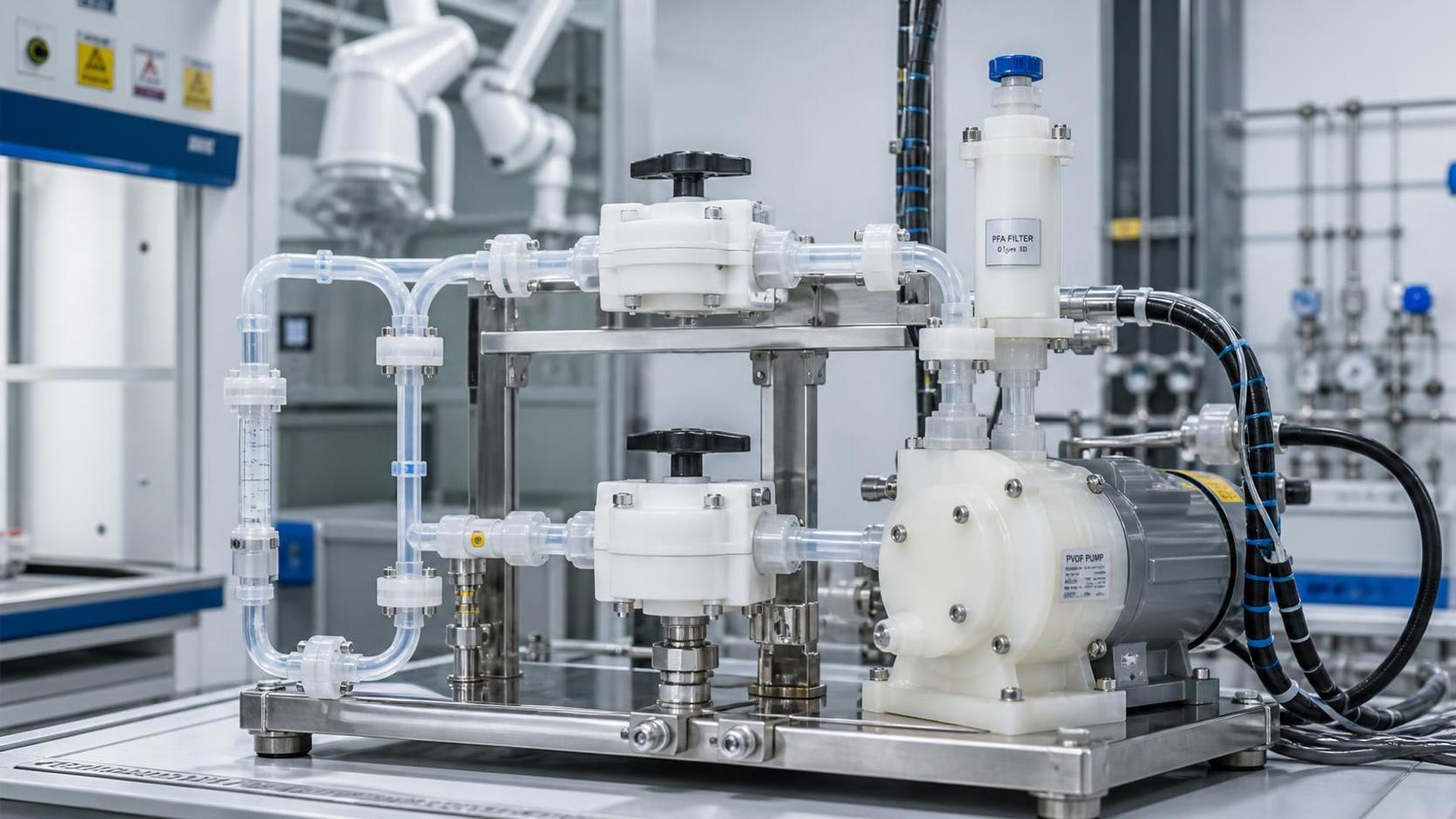 Selecting Fluoropolymer Resins for High-Temperature, Chemical-Resistant Components