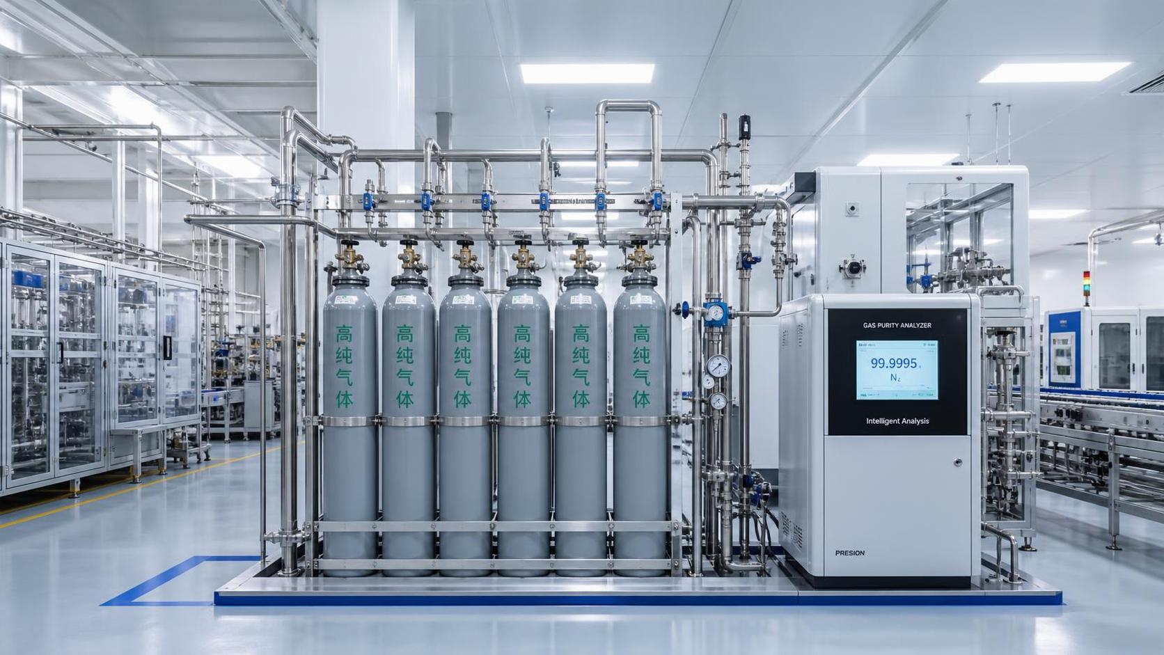 What are the cost implications of gas purity in production?