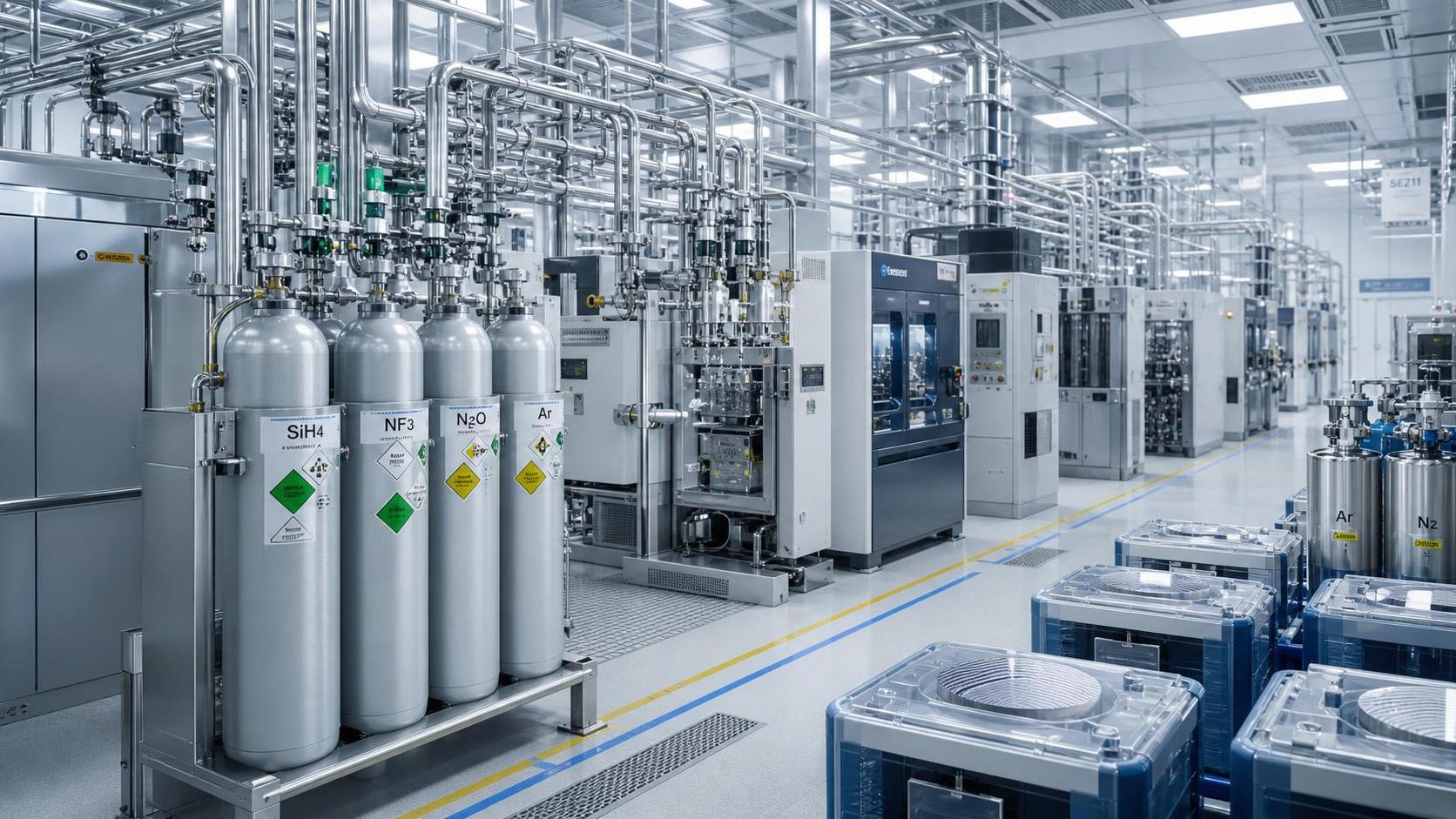 How the specialty gases market affects semiconductor supply planning