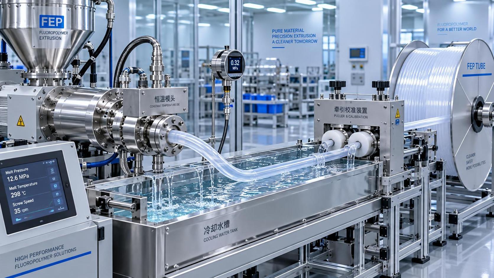 Fluoropolymer Extrusion Process: How Melt Control Affects Tube Quality
