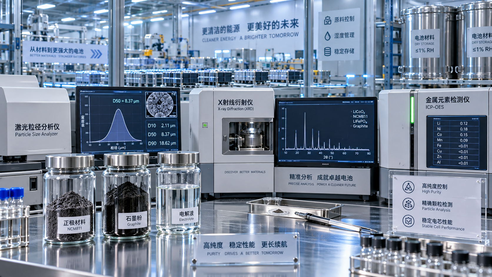 Battery Material Purity Control: Critical Tests for Stable Cell Performance