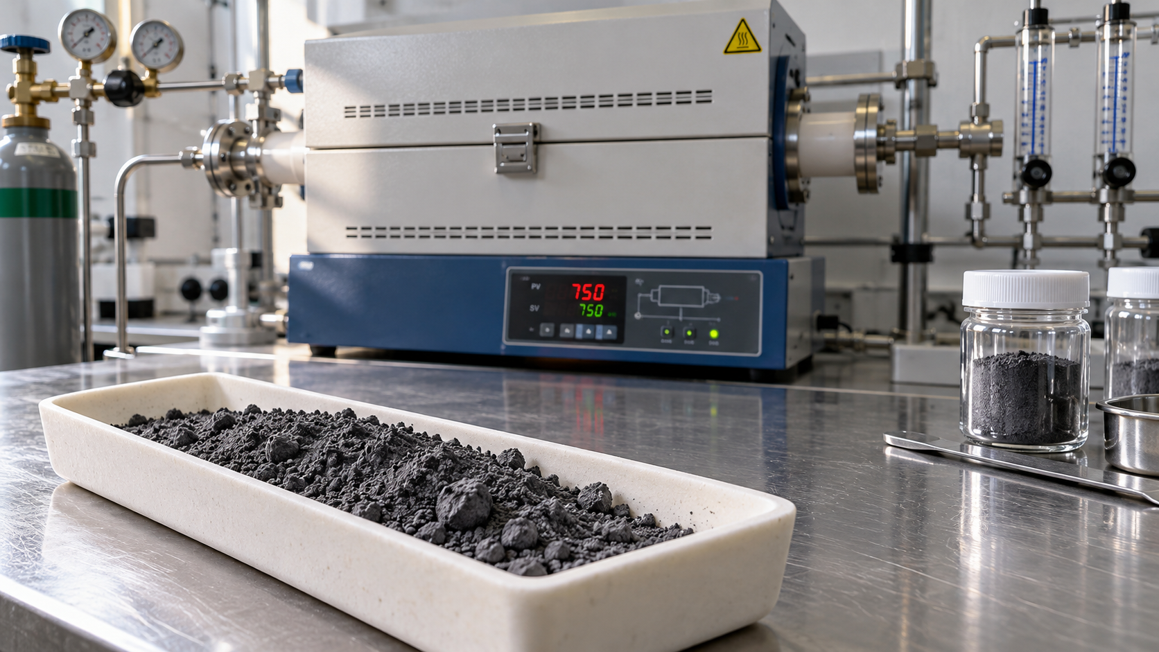 Battery Material Synthesis: How Processing Controls Particle Size and Phase Purity